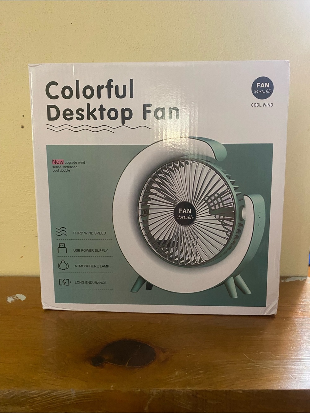 Colorful Desktop Fan - Picture 2 of 3